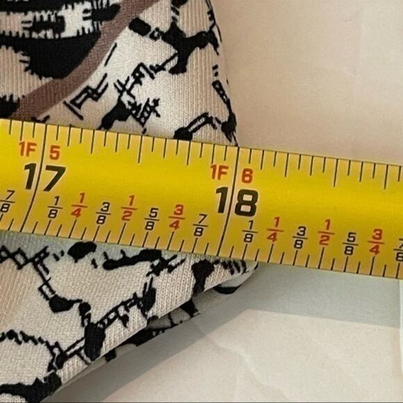 Maggie London Bold Print Office to Date Night Feminine Dress NWOT Size 8 - Picture 9 of 10